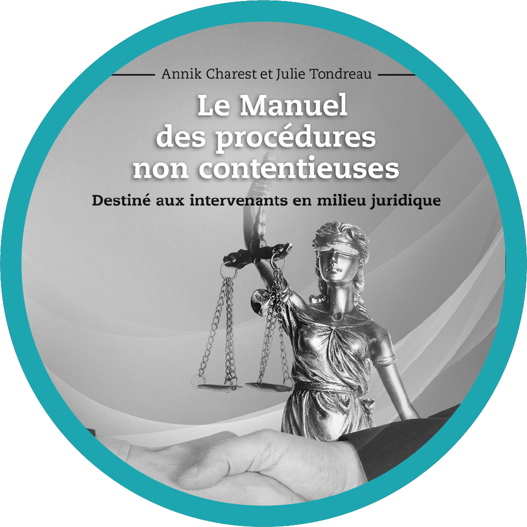 Manuel des procédures non contentieuses